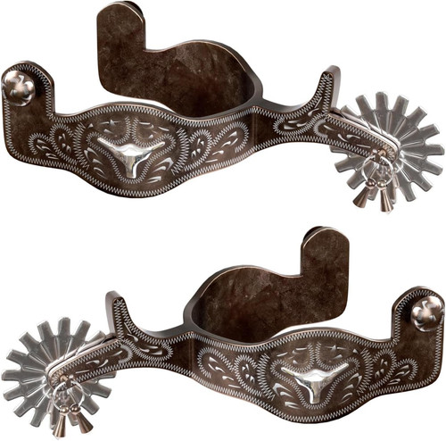 Western cowboy spurs pair - 1,