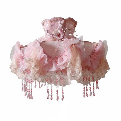 Lace tassel lamp - cover, with