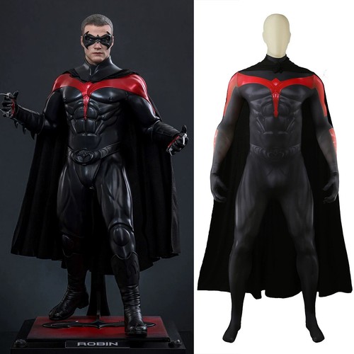 Robin cosplay jumpsuit cloak - jumpsuit,