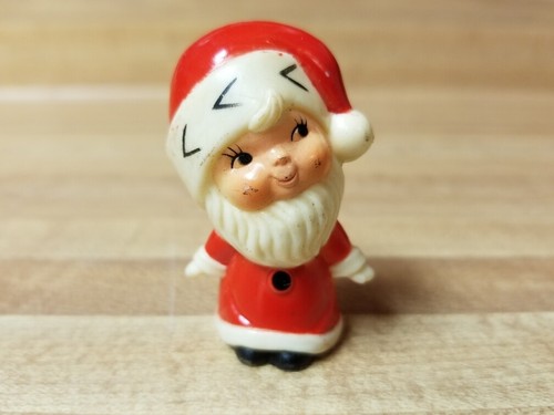 Vintage plastic santa - vintage,
