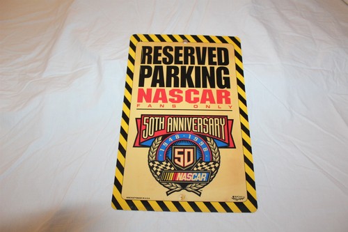 Plastic sign 1998 nascar 50th - sign,