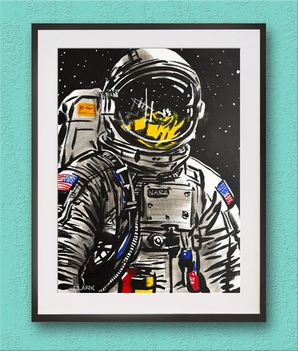 Colorful astronaut space - colorful,