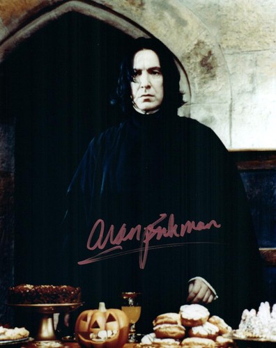 Alan rickman signed - alan,