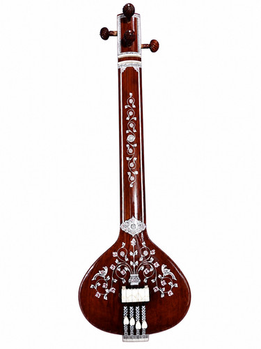Handmade tunwood flat tanpura - flat,