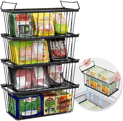 Freezer organizer bins - bins, lx7