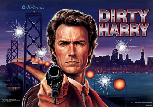 Dirty harry pinball translite - harry,