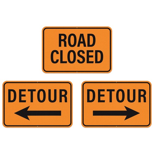 Pcs road closed detour - 3,
