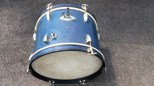 Vintage bass drum kick 20x14 - vintage,