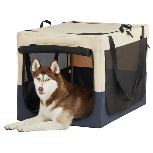 Soft dog travel crate - soft,