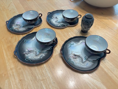 Dragonware moriage blue eyed - dragonware,