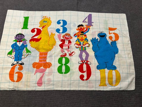 Vtg sesame street pillowcase - vtg,