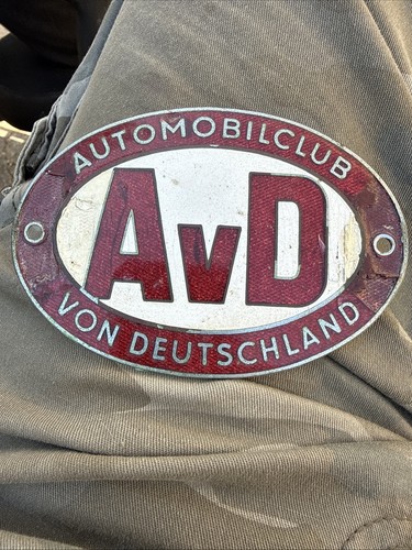 Enameled badge auto car german - auto,