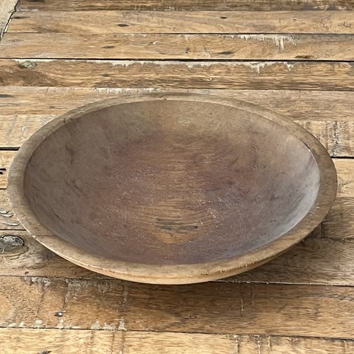 Vtg hand turned rustic wooden - vtg,