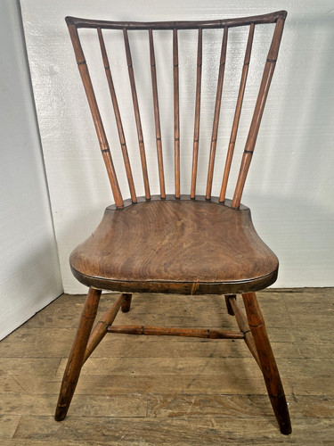 Antique windsor plank seat - windsor,