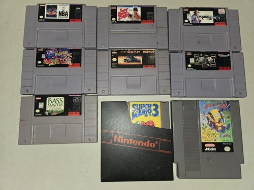 Nintendo nes and snes - nes, lot