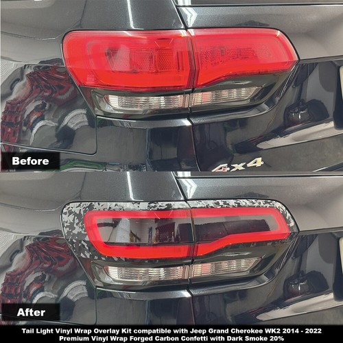 Tail light vinyl wrap overlay - tail,