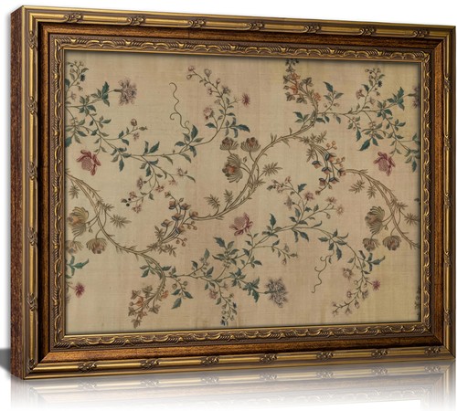 Vintage gold framed - , floral