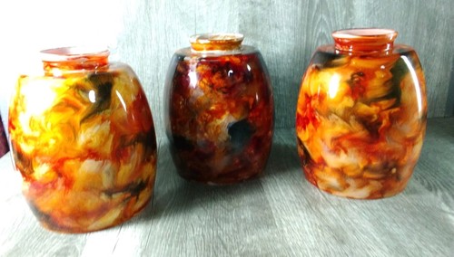 Three fire colors lamp - three,