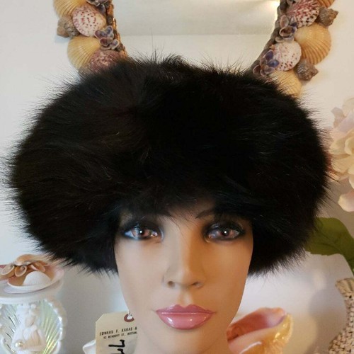 Genuine fox fur hat size - genuine,