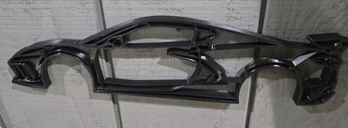 Large corvette silhouette - large, c8