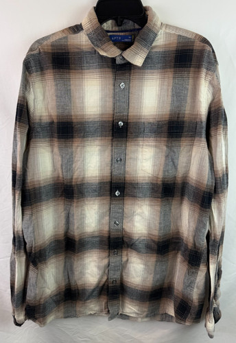 Apt plaid flannel long - plaid,