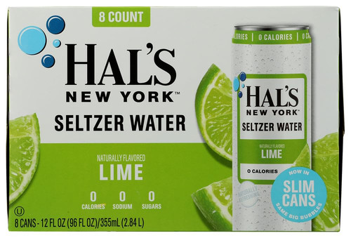 Lime seltzer 8pk - seltzer, fz