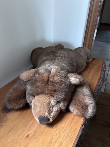 Vintage large plush brown - plush, bear