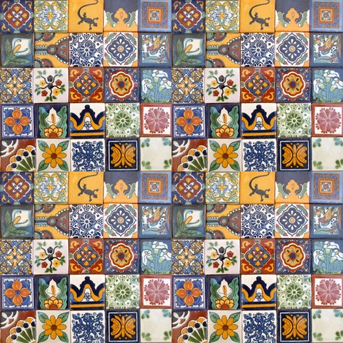 100 mexican tiles - 100,