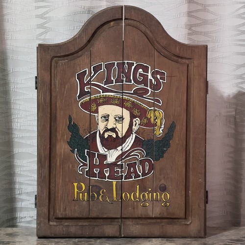 Vintage kings head - head, wood