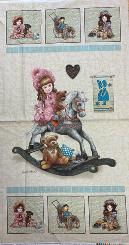 Victorian girl rocking - on,
