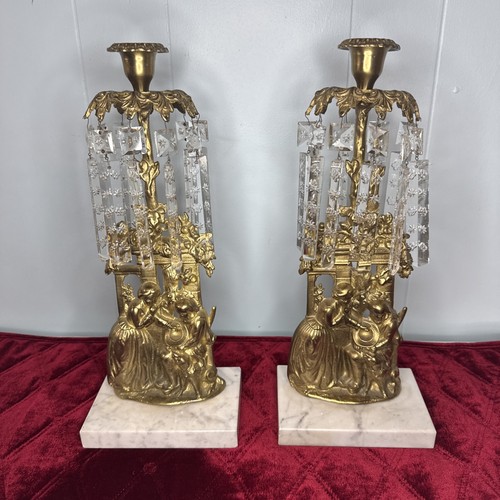 Antique girandole set ornate - antique,
