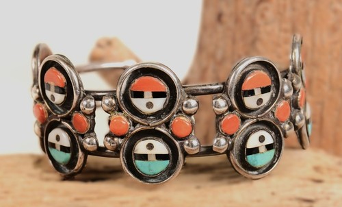 Zuni sunface bracelet - sunface,