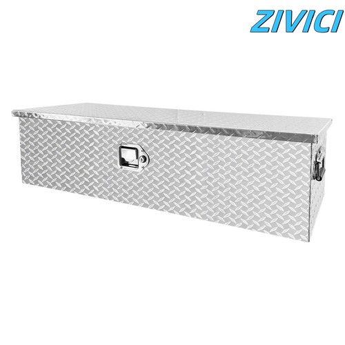 Rugged silver aluminum toolbox - rugged,