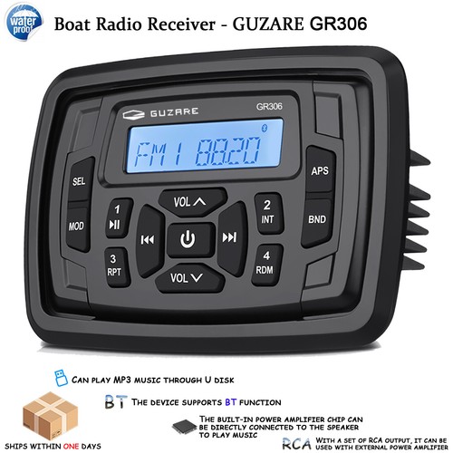 Marine waterproof audio - marine,