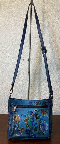 Anuschka blue leather - anuschka,