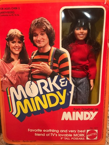 2pc vintage dolls mork mindy - mork, &