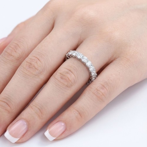 Eternity wedding ring solid - eternity,
