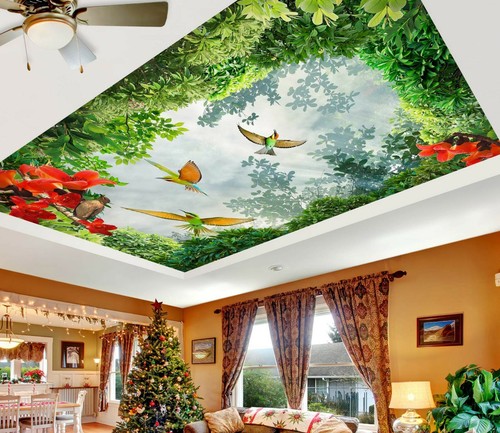 Forest birds na600 ceiling - 3d,