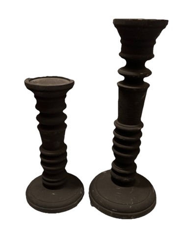 Pottery barn wood - pottery, black