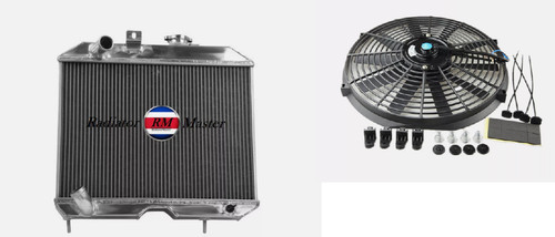 Aluminum radiator fan - aluminum, for