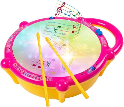 Flash drum toy with mallets - drum,