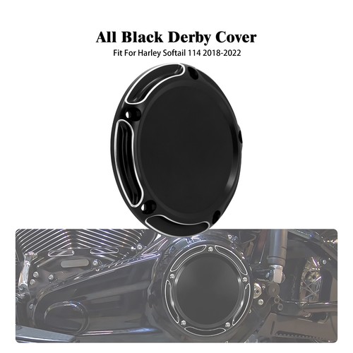 Black derby cover - for, harley