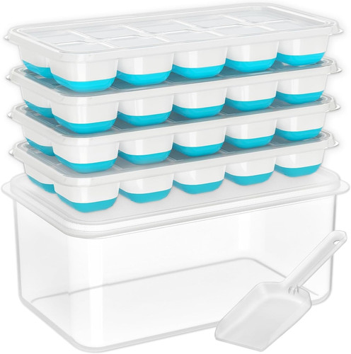 Ice cube tray with - ice,