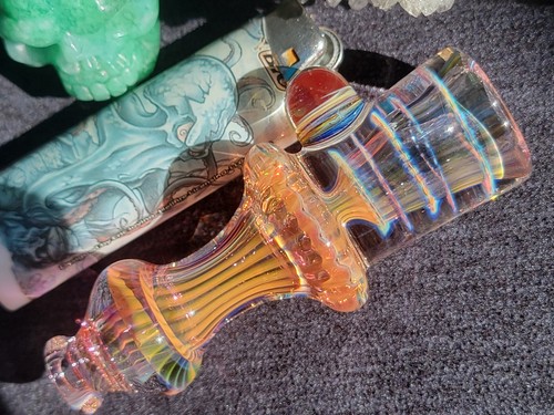 Heady handmade glass - handmade, 3.66"