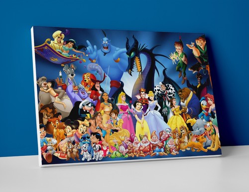 Disney characters poster - disney,