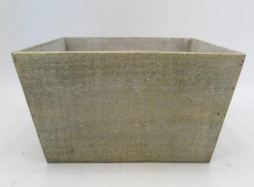 Natural look wooden - look, planter