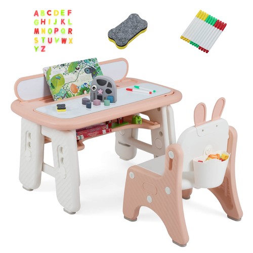 Kids drawing table chair set - kids,