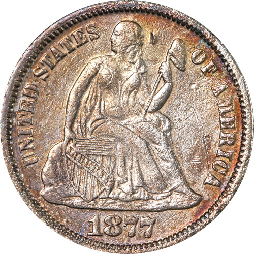 1877 seated liberty - seated,