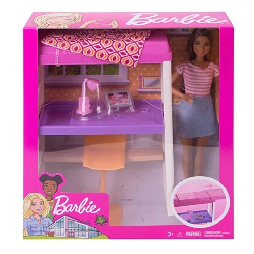 Barbie loft bed - bed, /