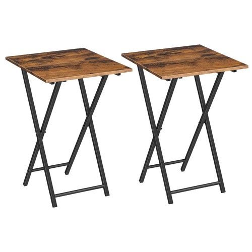 Folding tray tables set of - tray,